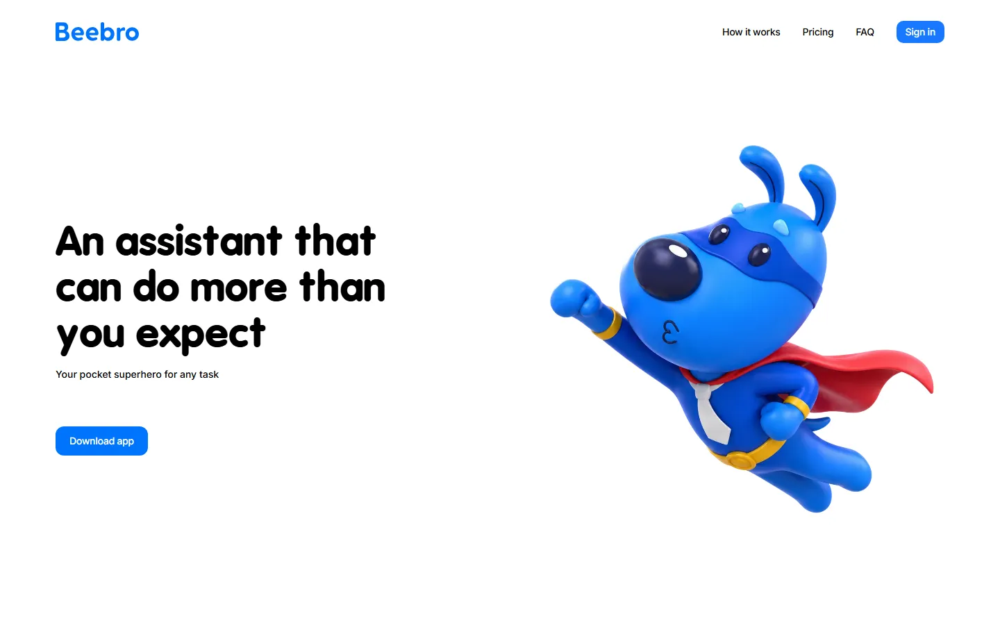 Beebro: home page