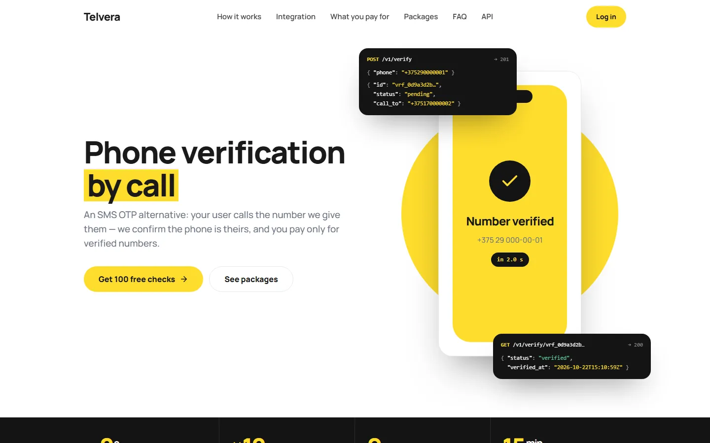 Telvera: home page